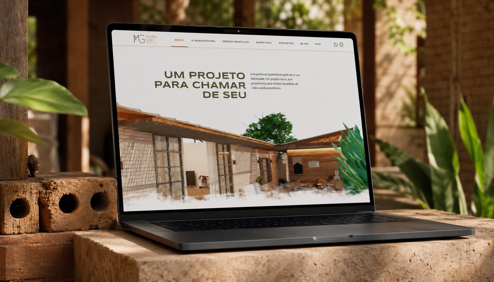 Capa do site Moisés Góes